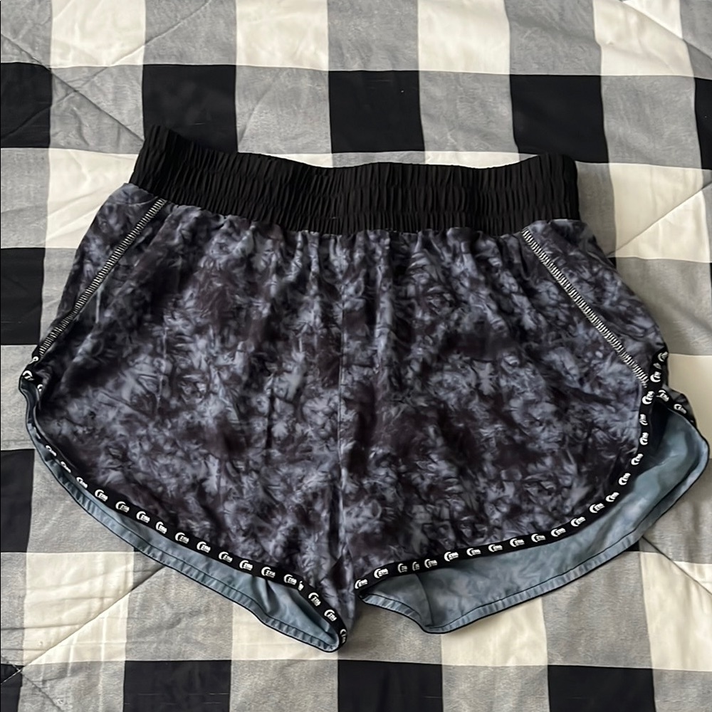 Black and Gray ZYIA Women's Shorts